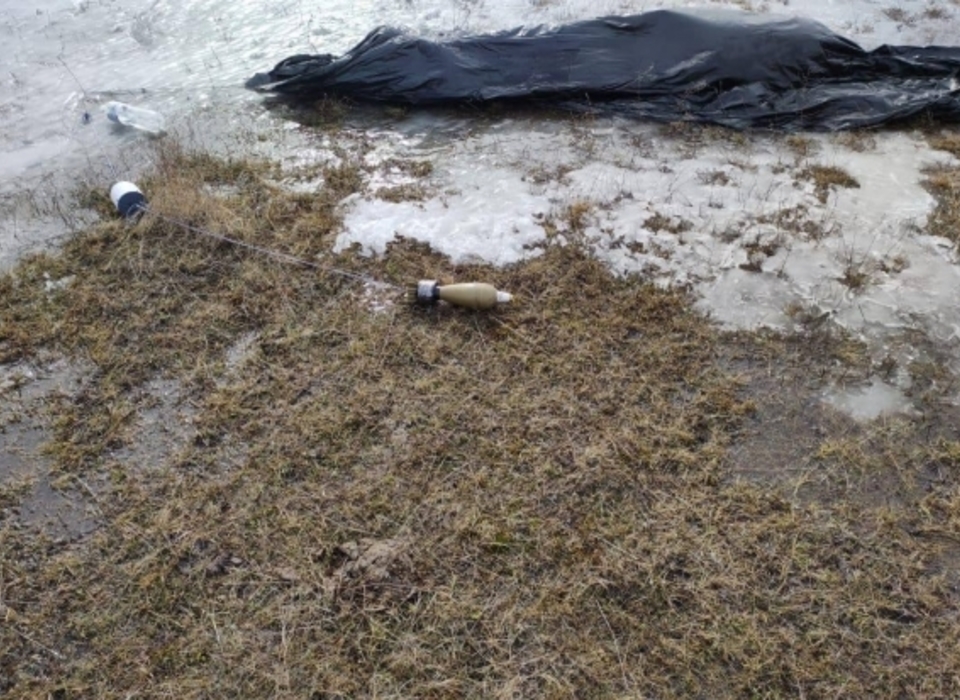 В Волгоградской области упал метеозонд с минометной миной